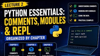 Python Lecture 2: Comments, Modules & REPL Explained 🔥