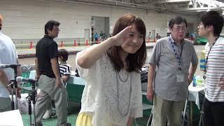 【2013/6/9】女子鉄アナウンサー・久野知美@西武電車フェスタ2013