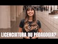 LICENCIATURA Específica X PEDAGOGIA // Quais as diferenças?