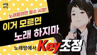 노래할때 알아두어야할 Tip 몇가지(노래방에서 Key조정하기)