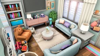 A cute apartment for 8 SIMS 🧸...(Sims 4 Speed Build)