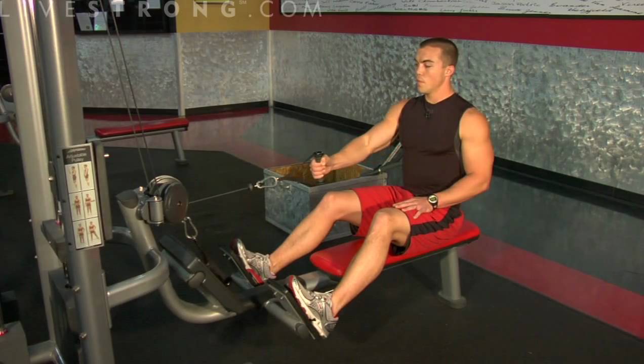 How To Do One Arm Seated Row Exercises Youtube