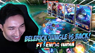 BELERICK JUNGLE IS BACK!!! FT. EVOS INDIA - Mobile Legends #MLBBIDCreator