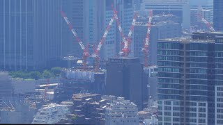 【TAKANAWA GATEWAY CITY（高輪ゲートウェイシティ）】複合棟Ⅰ（North）（4街区）の建設状況（2023年6月17日）