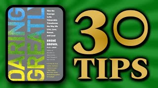 DARING GREATLY BY BRENÉ BROWN | 30 tips | Business books #54