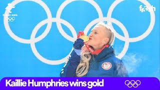 Kaillie Humphries wins gold 🇺🇸  Beijing 2022