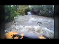 Dashcam: Texas school bus swept away by floodwaters