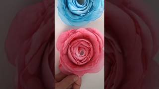 Viral Tissue Rose 🥀#shorts #diy #trending #youtubeshorts #craft #flowers #handmade #diycrafts