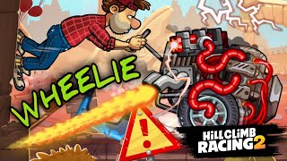 Epic & creative moments with WHEELIE BOOST! 🔥 HCR2's most Satisfying part - Hill Climb Racing 2