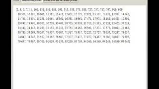 Palindrome Primes