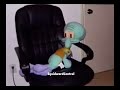 squidward on a chair