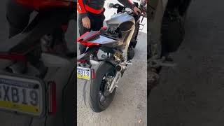 APRILIA RSV4 SC BACK FIRE 💥||#shot #subscribe