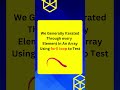 Array every() Method in JavaScript (Telugu) | JS Interview Questions #27 | #js #shorts #short #viral