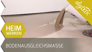 Selbstnivellierende Bodenausgleichsmasse richtig verarbeiten