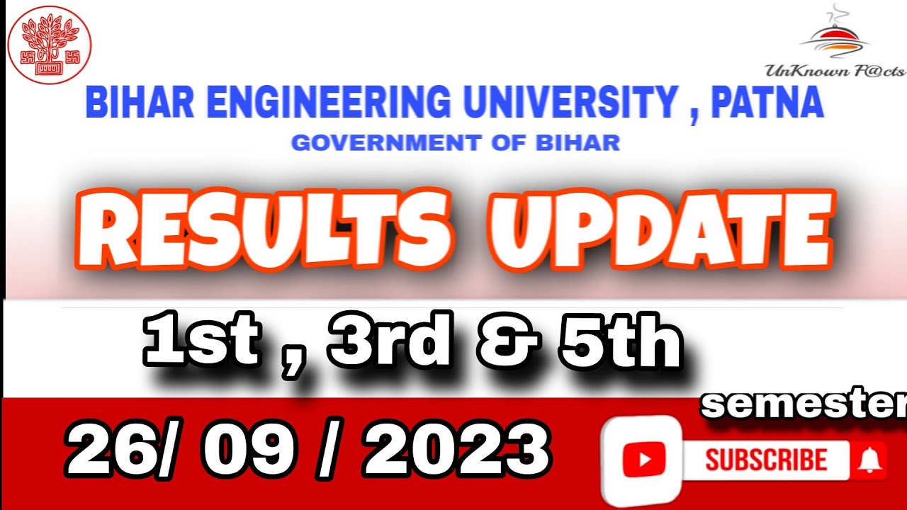 BEU 1 ,3 ,& 5th Semester Results L BEU 1ST SEM RESULT - YouTube