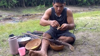 Assando BODÓ em meio a Natureza