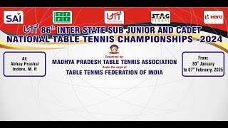 GS U-13 QTR-FINAL | KALBHAIRAV TANISHKA (KNT) V/S DHINGRA ARADHYA (PSPB A) | UTT 86th INTER STATE...