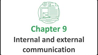 iGCSE Business  - Chapter 9 - Internal and External Communication