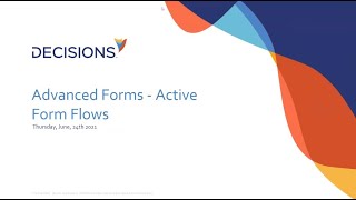 Advanced Forms in Version 7