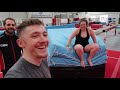 Attempting Katelyn Ohashi's Perfect Floor Routine!  Nile Wilson