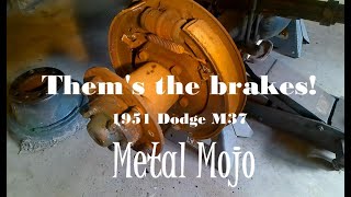 Them's the brakes!  1951 Dodge M37