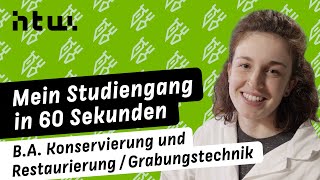 Mein Studiengang in 60 Sekunden | B.A. Konservierung und Restaurierung/ Grabungstechnik