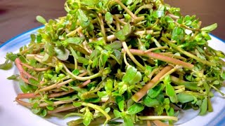 Wild vegetable purslane is very delicious, easy to operate, crispy and nutritious!