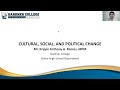 ucsp cultural social and political change