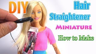 DIY Miniature Hair Straightener | DollHouse | No Polymer Clay!