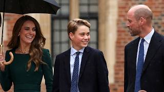 Prince William and Kate Middleton Drop Prince George Off at Boarding School