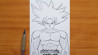 how to draw Goku || Goku full body step by step || easy tutorial