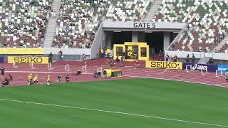 男子400mH決勝　SEIKO Golden Grand Prix2022