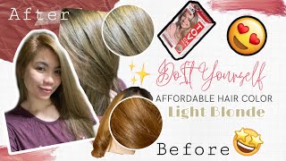 NEW #HAIRCOLOR 🤩 LIGHT BLONDE - BUDGET FRIENDLY | Elaine Lachica