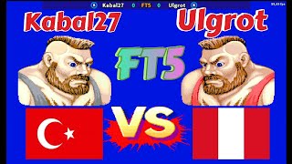 Street Fighter II': Champion Edition - Kabal27 vs Ulgrot - FT5 - 1080P/60FPS - 18.01.2025