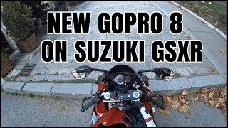 GoPro Hero 8 Black TEST ON Suzuki GSR 750 and Yamaha R1 | GoPro 8 Vlog Motorcycle Ride