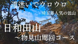 道に迷ってウロウロ　埼玉県人気の低山　日和田山周回コース　2025.01