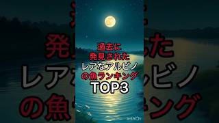 過去に発見されたレアな水辺の生き物ランキングトップ3#生き物#ブラックバス#アルビノ#ランキング