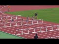 h29長野県選手権　女子100mh決勝（創造学園　麻原）