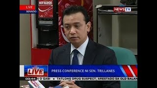 NTVL: Press conference ni Sen. Trillanes