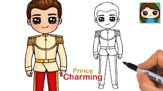 How to Draw Prince Charming ✨ Cinderella