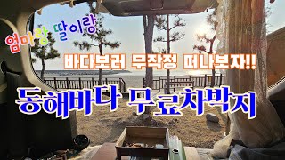 무작정  떠나는 동해바다여행🏖 [바다뷰 무료차박지] 모녀여행으로 추천합니다 👍