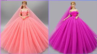 Gorgeous DIY Barbie Doll Dresses | Toy Hacks You'd Wish You'd Known Sooner
