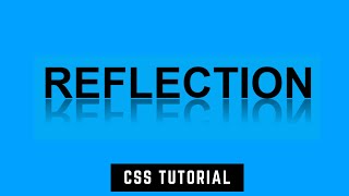 Awesome Reflection Effect Using Only HTML & CSS #CodeWithTanmay | CSS Tutorials