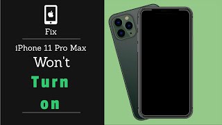 Fix Won't Turn on Problem on iPhone 11 Pro Max | iPhone Stuck on Black Screen Fixed