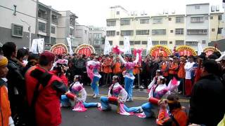 台南九六慶安宮送天師回鑾遶境-台南東方藝術團腰鼓舞