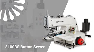 Learn how to sew buttons with the Reliable 8100BS Button Sewer Sewing Machine