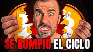 IMPORTANTE: BITCOIN Y Las CRIPTOMONEDAS Han ROTO Sus CICLOS De 4 años