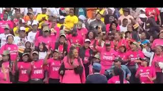 Watch Mnangagwa parralel structures women 4 ED singing today calling Chiwenga a sale out.