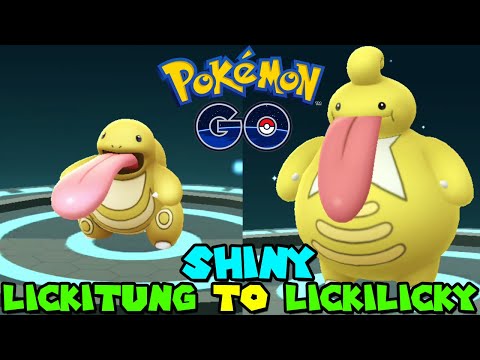Evolving SHINY LICKITUNG to SHINY LICKILICKY in Pokemon Go