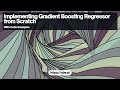 Implementing Gradient Boosting Regressor from Scratch: lines of Code